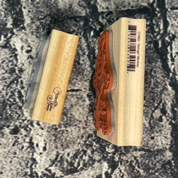 Whipper Snapper CY905 Swinging Monkey & Changlito Pair Stamps - Picture 5 of 7